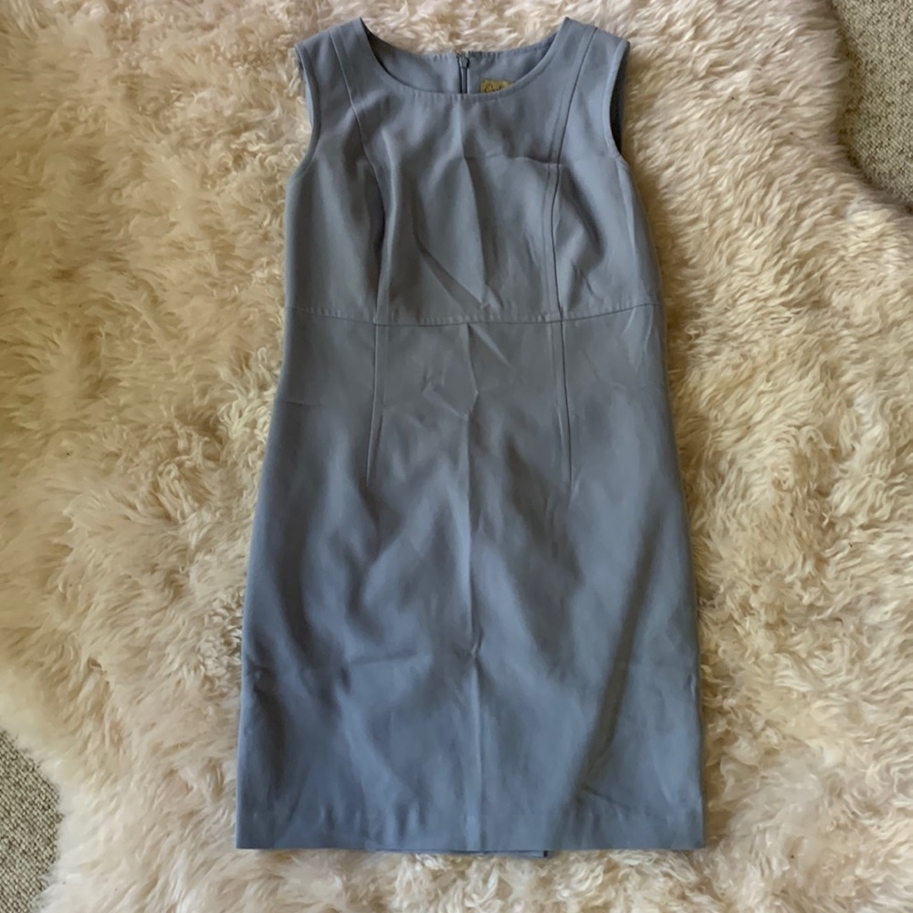Dusty Blue 90s Style Dress